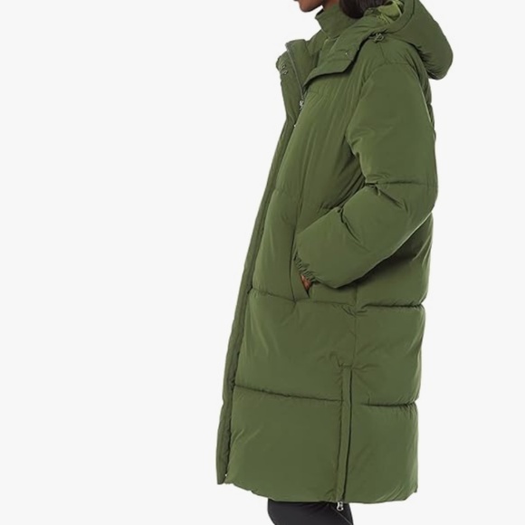 Amazon Essentials Women's Oversized Long Puffer Jacket 100% Polyester Care instr - Picture 4 of 7